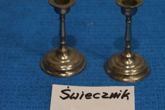 Świecznik 7a metalowy komplet