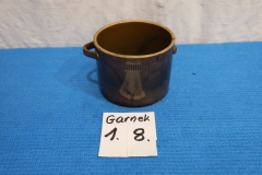 Garnek 18a ceramiczny malowany
