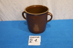 Garnek 21a ceramiczny malowany
