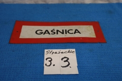 Strażackie 33a napis