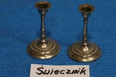 Świecznik 8a metalowy komplet