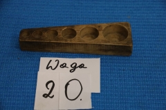 Waga 20a pojemnik na odważniki