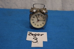 Zegar 3a zegarek budzik nakręcany