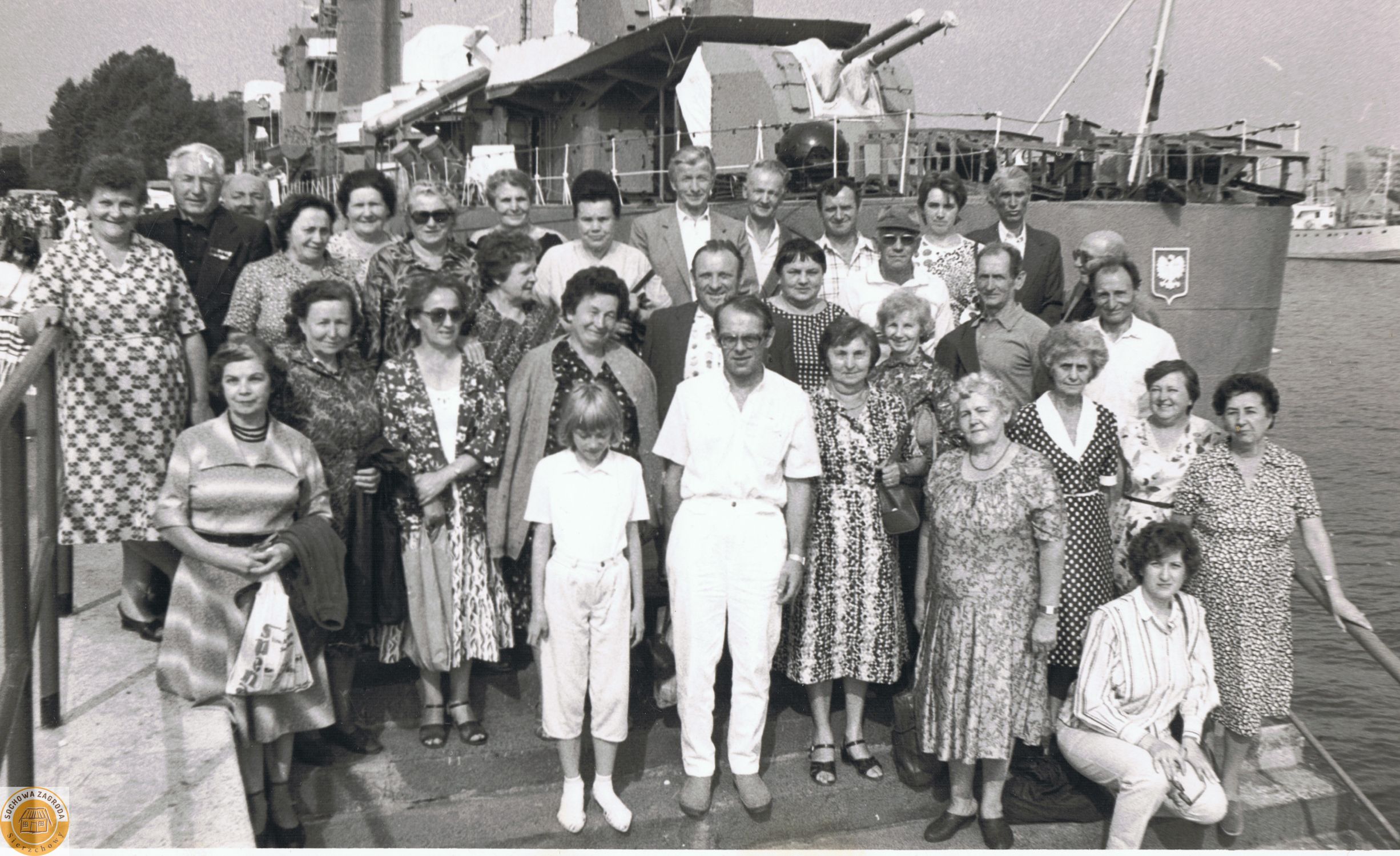 1970r Gdańsk - kazimiera Kosiacka, wycieczka MHD Rawa Maz