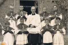 1961r. Sierzchowy - Bogusław Król, Janek Król, Stasiek Kacprzak, Zbyszek Dziki