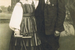 1930r. Mroczkowice - Helena z Dzikich Wieteska i Jan Wieteska